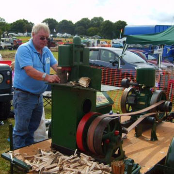 Vintage woodworking display